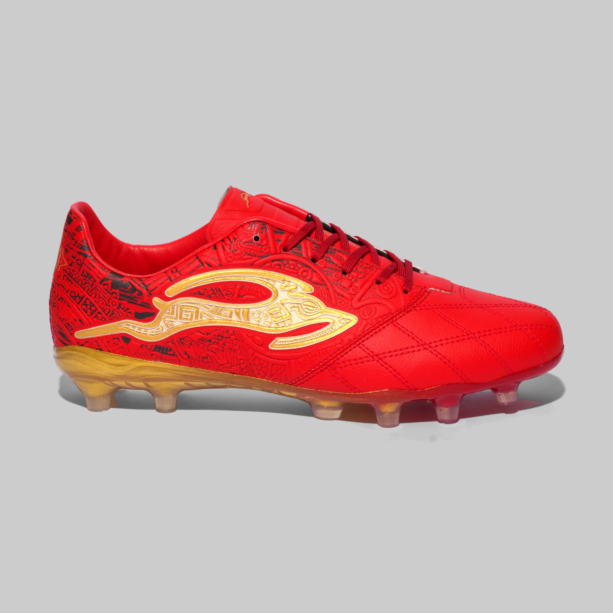 Estilo 3114 Rojo Dorado, vista lateral