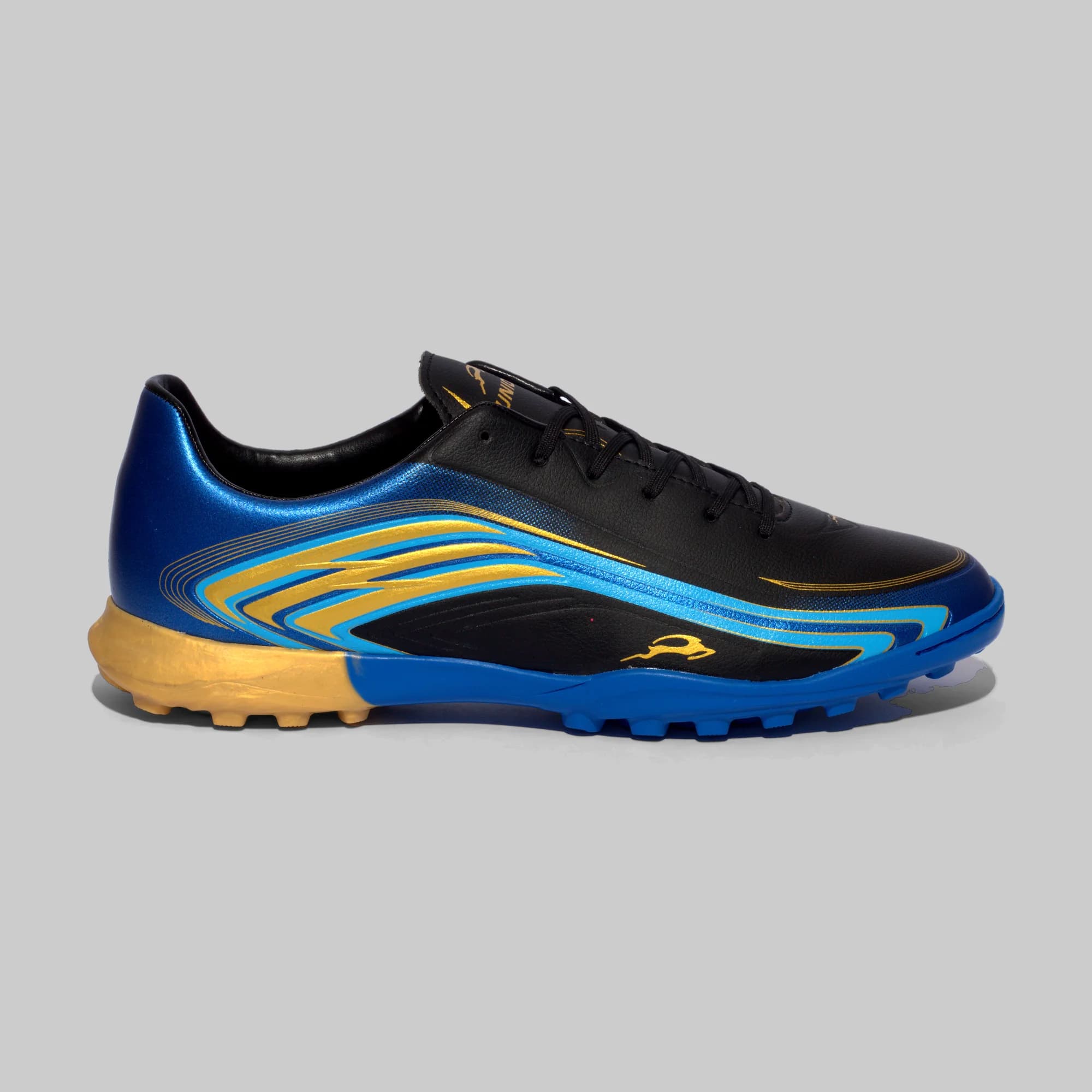 Estilo 3115 Negro Rey Oro Turf, vista lateral
