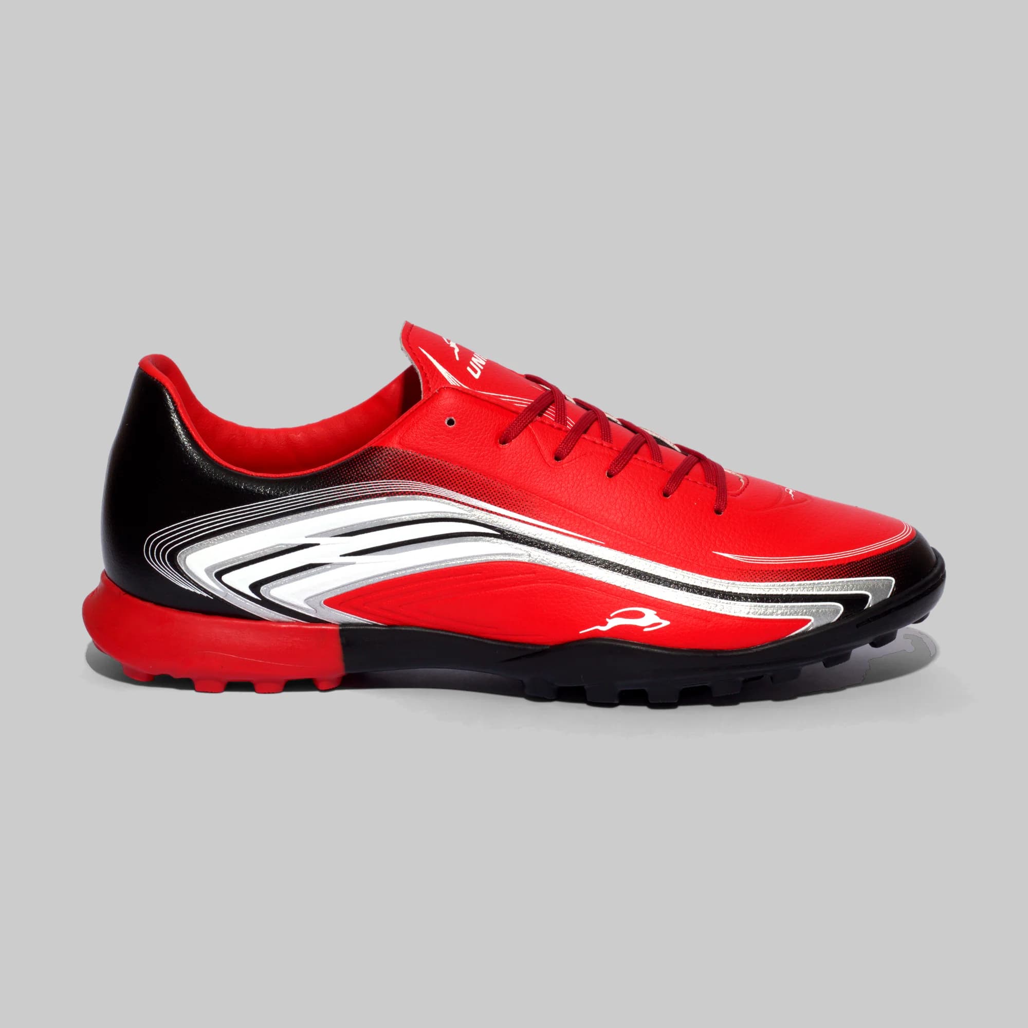 Estilo 3115 Rojo Negro Blanco Turf, vista lateral