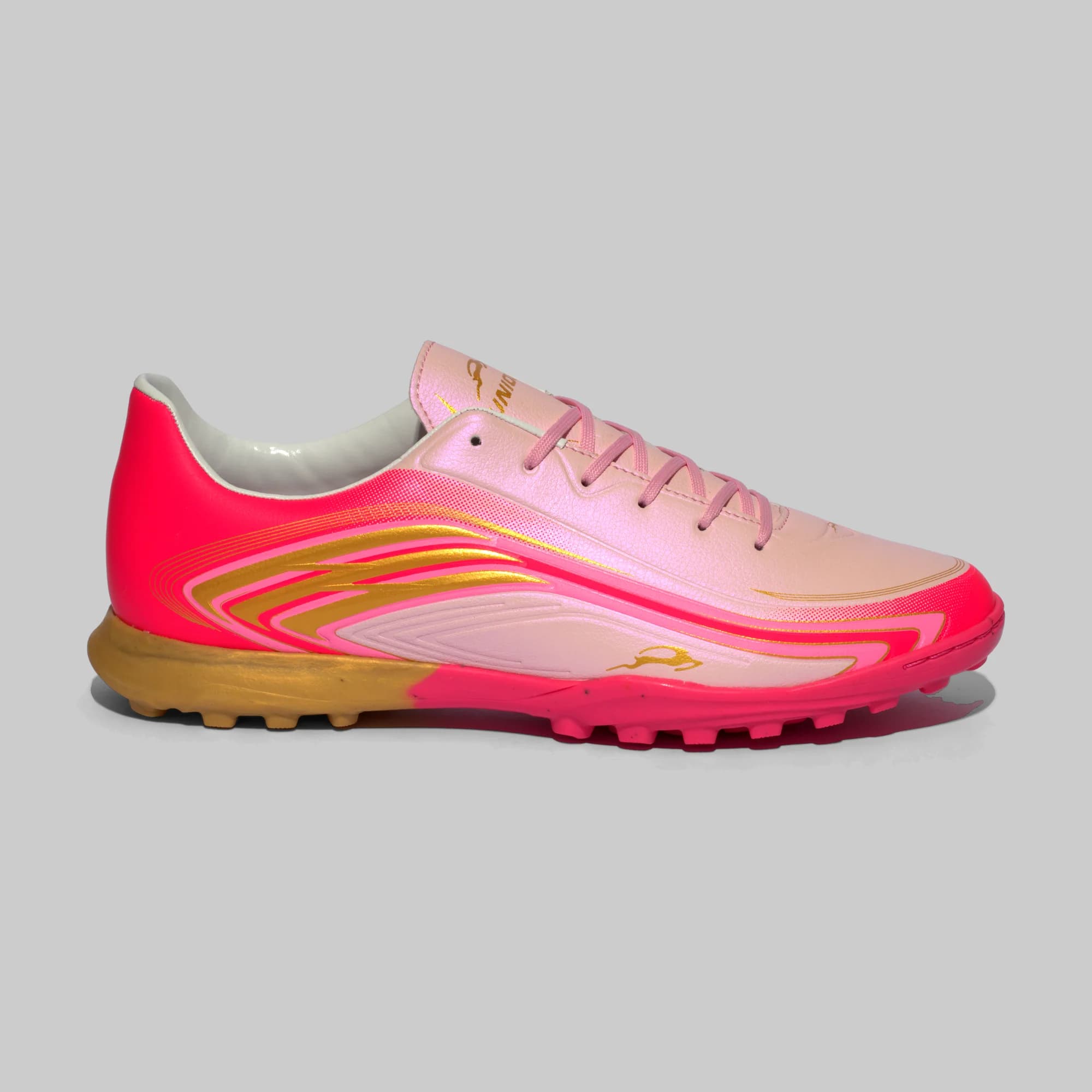 Estilo 3115 Rosa Fucsia Oro Turf, vista lateral