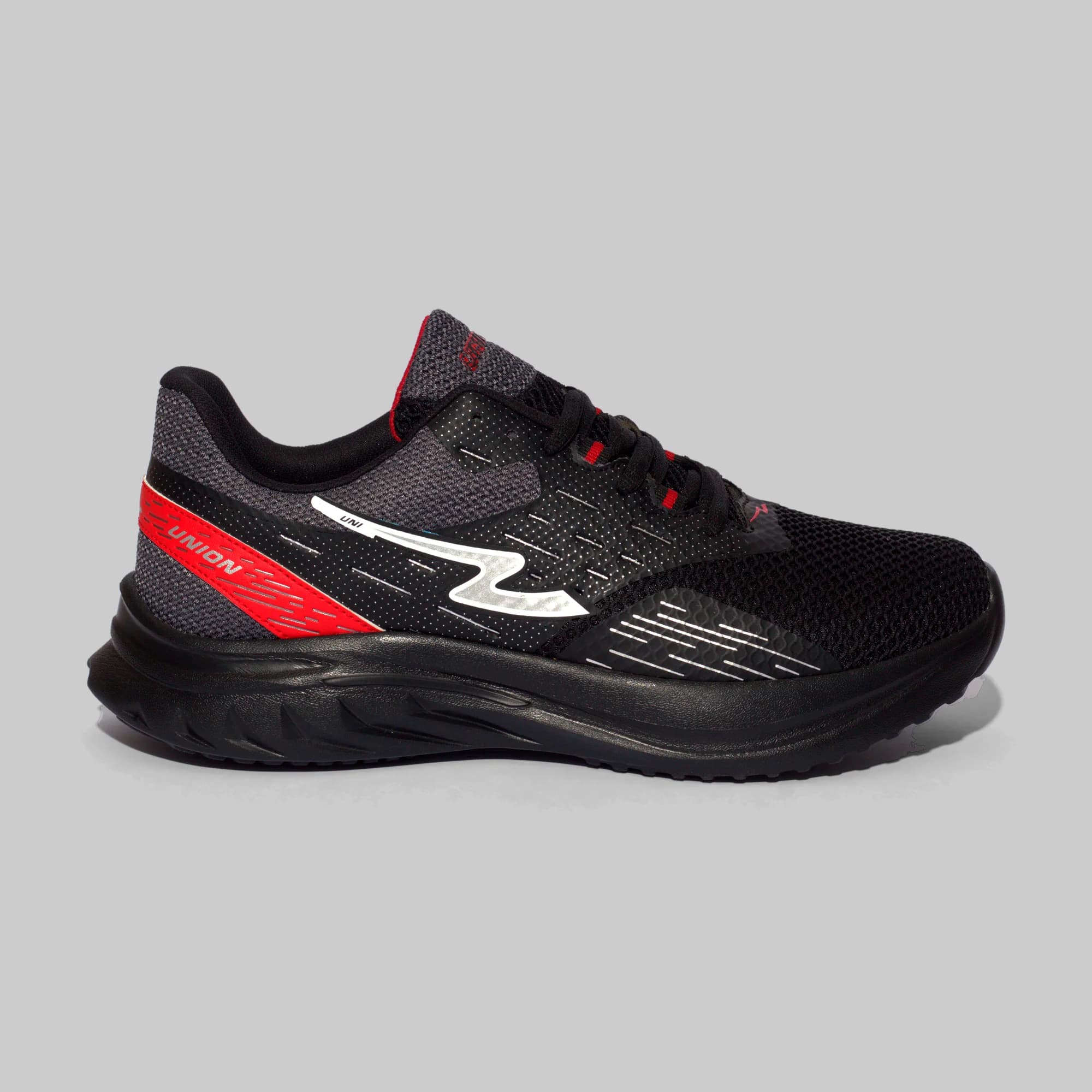 Estilo 538 Negro Rojo, vista lateral