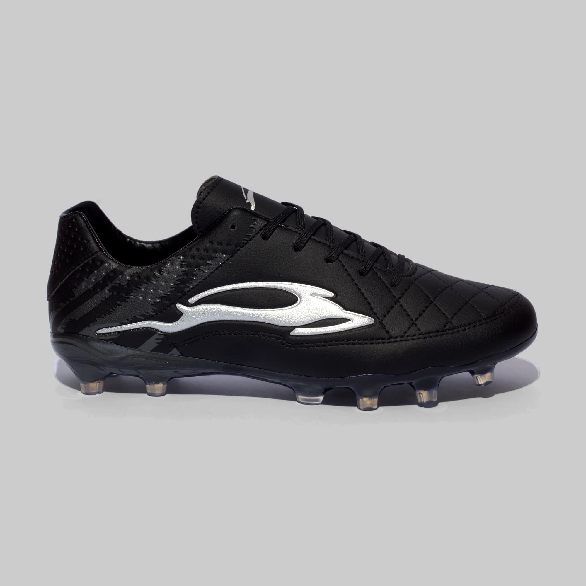 Estilo Tiempo Negro Oxford Plata, vista lateral